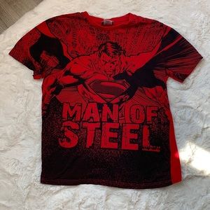 DC Comic Superman Man of steel T-shirt, Size S